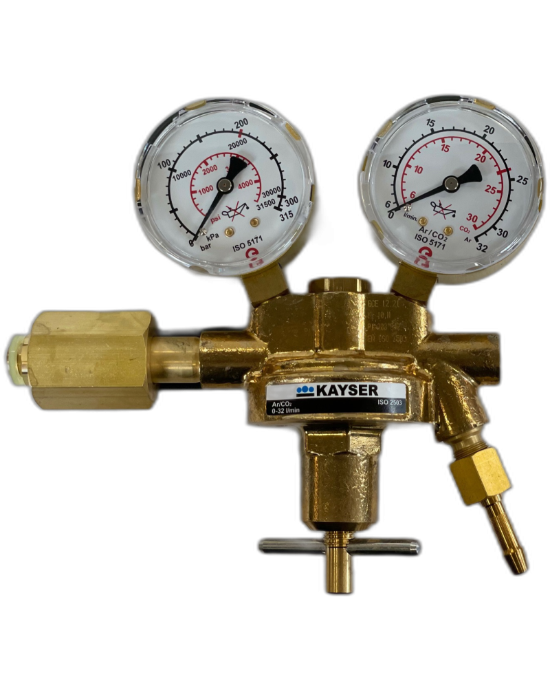 Kayser Reduceerventiel K10 Argon/CO2 (0-30 l/min)