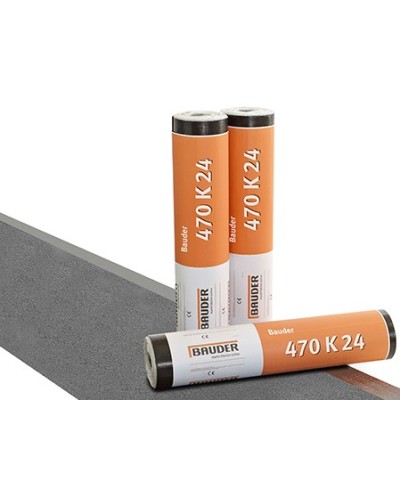 Bauder 470K24 APP Bitumen Dakbedekking 5 m² – Dakleer met Leislag