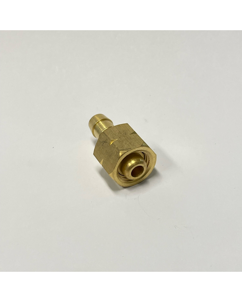 Wartel met tule 1/4"L x 8mm (tot 40 bar)