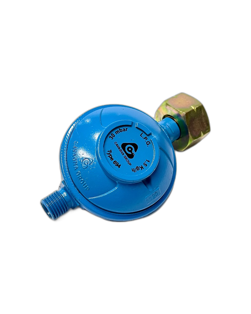 Drukregelaar 30mbar Shell met 1/4"L Schroefdraad 1-370 – 1,5 KG/H Vast Ingesteld